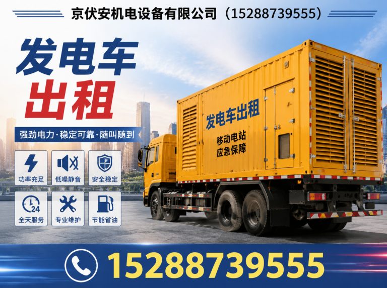 仙桃发电机出租展示图